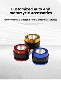 <span class=keywords><strong>Volant</strong></span> de sport en aluminium sur mesure 50 mm avec moyeu de <span class=keywords><strong>commande</strong></span> à dégagement rapide et <span class=keywords><strong>adaptateur</strong></span> universel - Product Image 6