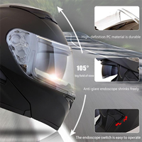 Helm Motor Flip Up Custom Terlaris dengan Lapisan Nyaman, Serat Karbon, dan Sistem Ventilasi Canggih