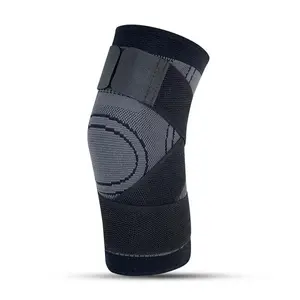 Genouillères de sport en gros, bandages de soutien, attelles élastiques en nylon, manchon de compression sportif pour le basketball - Product Image 3