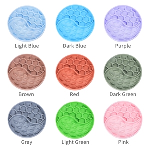 Plaque en silicone de qualité alimentaire pour chiens, gamelle anti-glouton en silicone pour animaux de compagnie, tapis de léchage en silicone pour chien, gamelle en silicone pour chien - Product Image 6