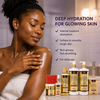 Ensemble de soins de la peau à la vitamine C biologique en marque privée, blanchissant et anti-taches noires, avec double glutathion, pour femmes