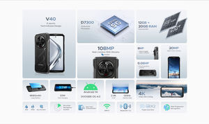 <span class=keywords><strong>DOOGEE</strong></span> V40 5G防水電話大型バッテリー頑丈な電話 - Product Image 3