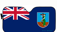 Pare-soleil pliable 1 pièce pour pare-brise, motif drapeau de la Martinique, compatible SUV et camion, bloque les rayons UV, garde le véhicule au frais