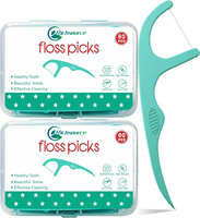 Produit de soins bucco-dentaires saveur menthe fil dentaire choix sacs en plastique paquet nettoyage en profondeur cure-dents fil dentaire choix
