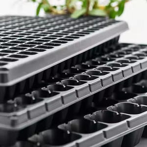 Plateaux de semis en plastique PET réutilisables populaires <span class=keywords><strong>pour</strong></span> la propagation des <span class=keywords><strong>légumes</strong></span> avec fonction de drainage <span class=keywords><strong>pour</strong></span> la <span class=keywords><strong>plantation</strong></span> des graines - Vente en gros - Product Image 1