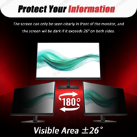 Filter Layar Privasi untuk Monitor HP 24 Inch 16:9 Anti Spy Eye Care dengan Lapisan Anti Sidik Jari dan Tahan Gores