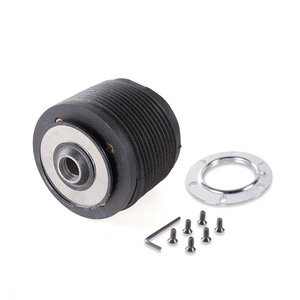 Adaptateur de volant Ford Mustang 79-04 en alliage d'aluminium noir pour mise à niveau et rénovation - Product Image 5