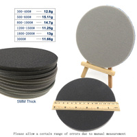 Disques de ponçage en mousse auto-agrippante de 6 pouces, tampons de polissage, éponges de ponçage pour perceuse, ponceuse, polissage de métaux et débavurage automobile
