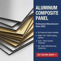 Façade de bâtiment extérieur moderne modulaire, panneau composite en aluminium PVDF de 4 mm, ACP, ignifuge A2, imperméable
