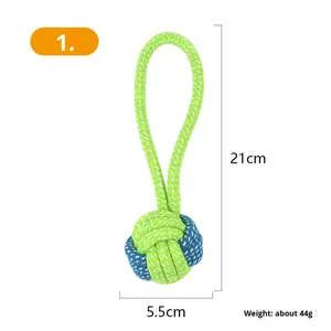 Giocattolo da Masticare in Corda di Cotone per Cani per Pulizia dei Denti e Riduzione dello Stress - Produttore all'Ingrosso - Product Image 6