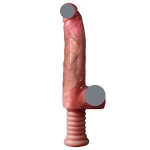 Kadın yetişkin kullanımı için çevre dostu ve taşınabilir tasarım ile el yumuşak sıvı silikon kauçuk titreşim çubuk Masturbator - Product Image 1