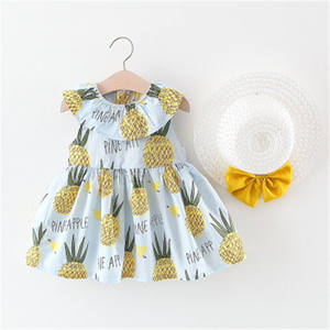 Ropa Infantil al por Mayor, Vestidos de Fiesta con Diseño de Piña para Niñas, Disfraces con Nombres e Imágenes - Product Image 6