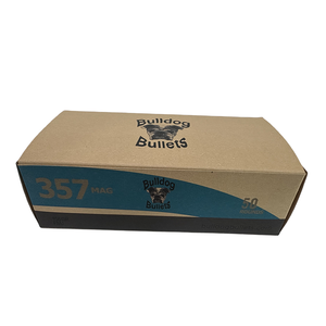 แจ็กเก็ตโลหะเต็มตัว50รอบกล่องกระสุนกระดาษแข็ง158เม็ดขนาด<span class=keywords><strong>357</strong></span>ปรับแต่งได้ - Product Image 2