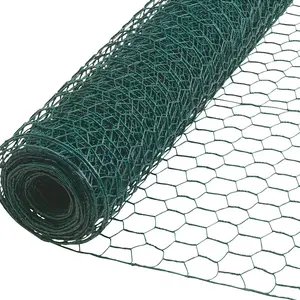 Yongwei lục giác dây lưới mạ kẽm và PVC coated1/2''