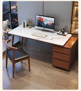 Nuevo Escritorio de muebles de oficina en casa de madera moderna de estilo chino con cajón y juego de sillas - Product Image 4