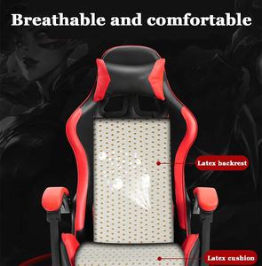 <span class=keywords><strong>Chaho</strong></span> Silla de juegos más barata Precio Led Juego <span class=keywords><strong>Sillas</strong></span> de computadora Rgb Luz Masaje Gamer Silla de juegos con reposapiés y masaje - Product Image 3