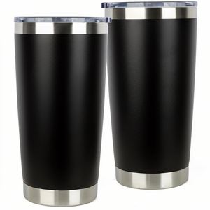 <b>Hot</b> Pink Tumbler 20Oz Stainless Steel Insulated Double Wall Vacuum Sweat Free BPA Free Reusable Coffee Mug ASM25 - Product Image 1