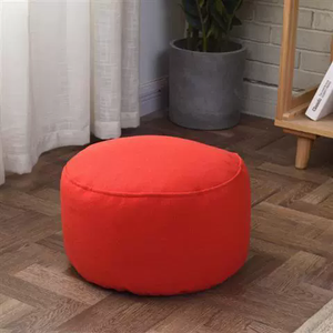 <span class=keywords><strong>Pouf</strong></span> rond de décoration intérieure en gros, tabouret de haute qualité, repose-pieds en tissu doux, <span class=keywords><strong>pouf</strong></span> rond bleu rembourré - Product Image 4