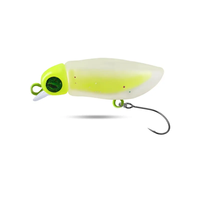 Palmer 38mm 3g eau salée flottant méné leurre coque souple insecte appât artificiel dur Wobbler lumineux Mini leurre de pêche nageur