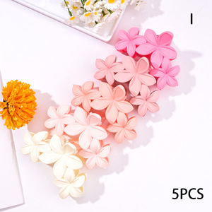 Plastik saç aksesuarları 11cm düz renk çiçek saç pençe hawai amber çiçeği plaj saç pençe klipsleri büyük çiçek pençe - Product Image 3