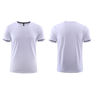 เสื้อยืดพิมพ์หน้าจอแบบกําหนดเองเสื้อยืด Chinlon น้ําหนักหนักแบบกําหนดเองเสื้อยืดกีฬาแห้งเร็ว Unisex เสื้อยืดเย็บปักถักร้อยแบบกําหนดเอง - Product Image 4