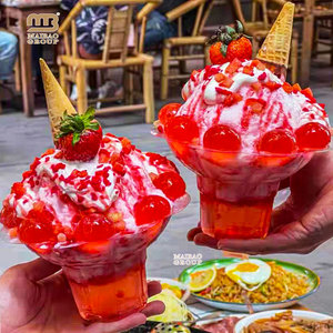 Bottiglia di PP bolla di tè Boba Modulare tazza di snack vassoio di <span class=keywords><strong>insalata</strong></span> di frutta condividere tazza di plastica con coperchio del vassoio, tazza di plastica per uso alimentare - Product Image 6