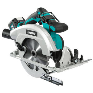 Grote Professionele Langsneden 7-1/4 Inch Draadloze Cirkelzaag 65Mm Max. Snijdiepte Met Lasergeleider Borstelloos Gereedschap - Product Image 1