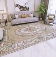 Luxueux Fleur Américaine Salon Tapis Tapis