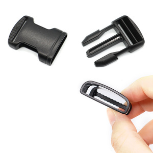 Hebilla de seguridad de plástico para portabebés y trona A024 26 mm con diseño de un solo tirador - Product Image 1