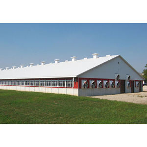 Singola larghezza strato di uovo allevamento di pollame fattoria fienile prefabbricato casa di gallina per 10000 polli - Product Image 2