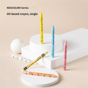 Crayons de cire professionnels CARAN D'ACHE NEOCOLOR I, 50 couleurs, texture huileuse, non toxiques, couleurs métalliques, pour enfants et étudiants en art - Product Image 5