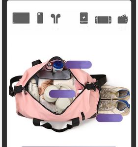 Bolsa de Viaje Deportiva de Gran Capacidad, Nuevo Diseño, Multifuncional, Bolsa de Gimnasio Portátil con Compartimento para Zapatos - Product Image 3