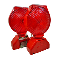 Luz de Advertencia Solar de 8 LED con 3 Modos de Luz (Amarillo, Rojo, Azul), Protección IP65, Resistente a Impactos, para Montaje en Suelo, Ideal para Conos de Construcción en Carreteras