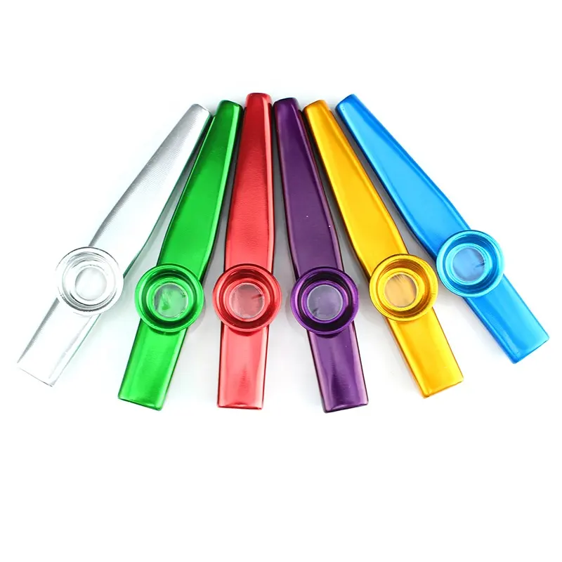 Hot Goede Kwaliteit Custom Logo Beschikbaar Kleine Kazoo Muziekinstrument Trompet Promotionele Speelgoed Fluit Musical Kazoo Instrumento