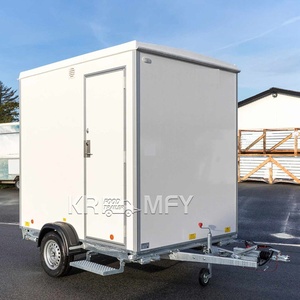 Remorque de toilettes portables d'extérieur pratique avec conception écologique pour les immeubles d'appartements et les bureaux, construction durable - Product Image 2