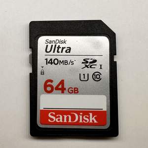 Tarjeta de Memoria SanDisk Ultra Original, Tarjeta SD Clase 10 de 140 MB/s, Tarjeta SD de Almacenamiento Ultra para Cámara 4K - Product Image 1