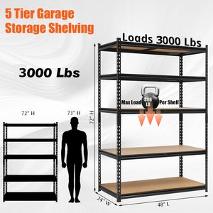 <span class=keywords><strong>Étagère</strong></span>s de garage robustes, <span class=keywords><strong>étagère</strong></span>s de rangement réglables, <span class=keywords><strong>étagère</strong></span>s de rangement de garage réglables, rayonnages utilitaires en métal - Product Image 1
