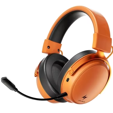 ATK Neptune N9 Ultra Stellar Orange Wireless Gaming Headset 53mm Titanium Driver 10ms Low Latency Quad-Mode for 5.3 ENC