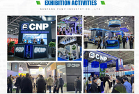 CNP seri HP Tefc Motor Max Pressure 72bar, unit pompa tekanan tinggi untuk sistem cuci Mf Uf Nf Ro tekanan tinggi