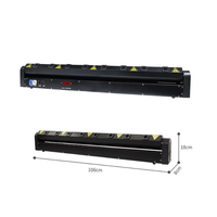Barre lumineuse LED professionnelle UNOXINE RGB 8 yeux 550mW*8 DMX512 IP33 12400 lumens pour discothèque DJ événement éclairage de scène