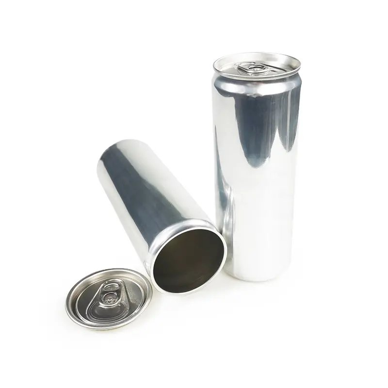 Grosir kaleng aluminium 190ml 250ml 330ml 500ml kaleng bir Logo produksi warna kustom kaleng bir minuman aluminium