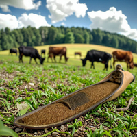 Suppléments de qualité alimentaire Produits d'engraissement et de gain de poids du bétail Vache Mouton Bovins Chèvre Stimulateur de croissance Protéines animales
