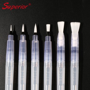 Stylo pinceau <span class=keywords><strong>aquarelle</strong></span> supérieur MS-011 vide en PE avec 6 tailles de pointes en nylon importées du Japon pour la calligraphie - Product Image 1