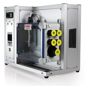 Station de mesure d'humidité Kimo Gh 500 pour la surveillance de la qualité de l'air avec connecteurs jaunes et affichage numérique - Product Image 1