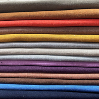 Tissu en lin pur à 100 % pour la confection de chemises, respirant, uni, textile en gros, certifié GOTS