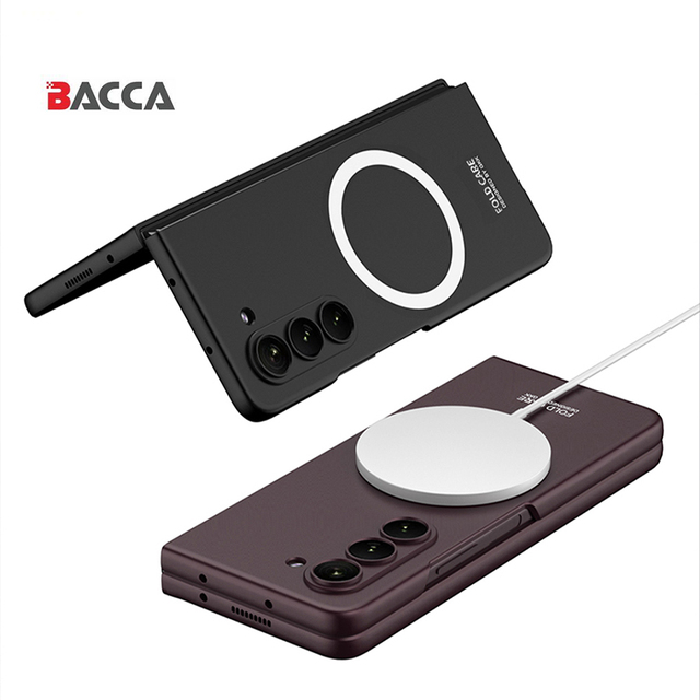 GKK Brand New Products Arrive 2023 Ultra Thin Magnetic Wireless Charging for Galaxy Z Fold5 Phone Case