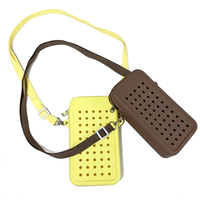 Sac de plage Chinfai Stock pour femme, ultra-léger, en silicone, avec trous DIY, sac polyvalent très tendance pour la plage