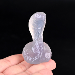 Oferta Especial: Estatua de Serpiente de Cristal Natural, Tallado de Animales en Cristal para Decoración - Product Image 4