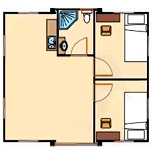 Contenedor Modular Expandible, Apartamento Prefabricado de 2 Dormitorios, Villa con Panel Sándwich, Resistente a Huracanes y Listo para Habitar - Product Image 5