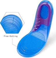 Semelles orthopédiques confortables en EVA avec soutien de la voûte plantaire et amorti antichoc pour le soulagement de la fasciite plantaire et des pieds plats - Convient aux baskets et aux bottes